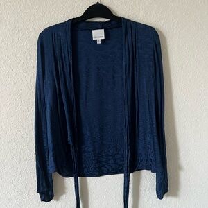 Skylar + Madison Navy Blue Blouse